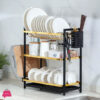 Kitchen Storage Multi-Function Plate Rack - 3 Layer