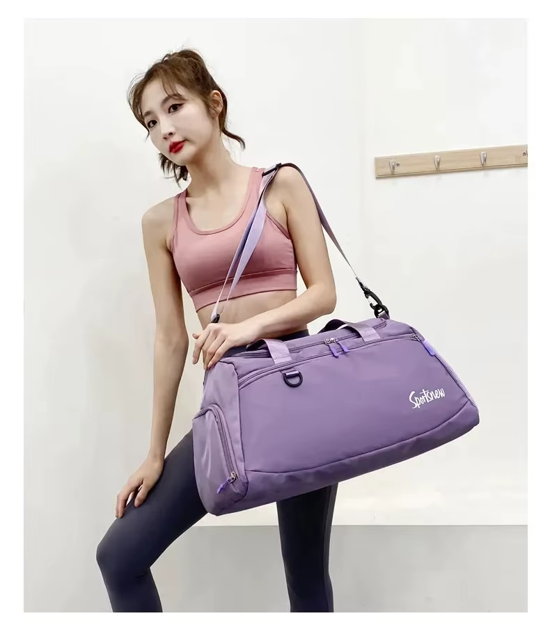 Large Capacity Gym Bag Women Men Travel Luggage Bags Dry Wet Separation Tote Handbags Trekking Duffle Bags Fitness Training Bags