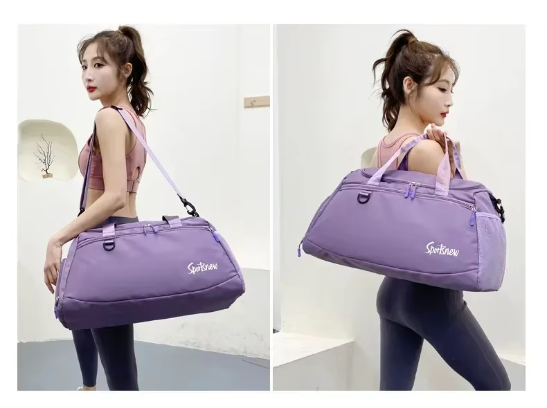 Large Capacity Gym Bag Women Men Travel Luggage Bags Dry Wet Separation Tote Handbags Trekking Duffle Bags Fitness Training Bags