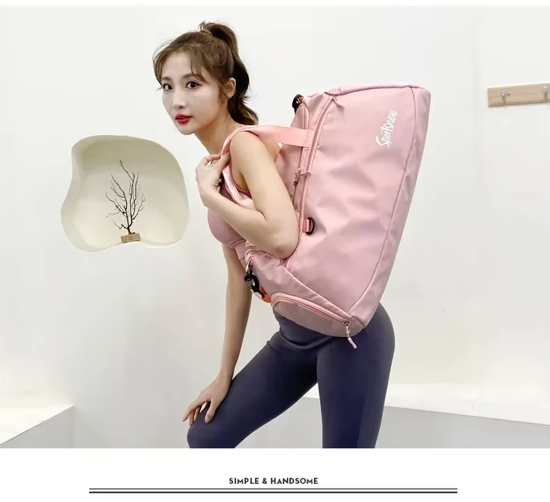 Large Capacity Gym Bag Women Men Travel Luggage Bags Dry Wet Separation Tote Handbags Trekking Duffle Bags Fitness Training Bags