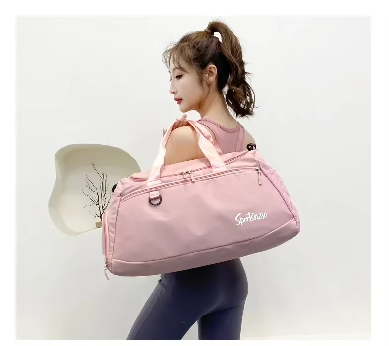 Large Capacity Gym Bag Women Men Travel Luggage Bags Dry Wet Separation Tote Handbags Trekking Duffle Bags Fitness Training Bags