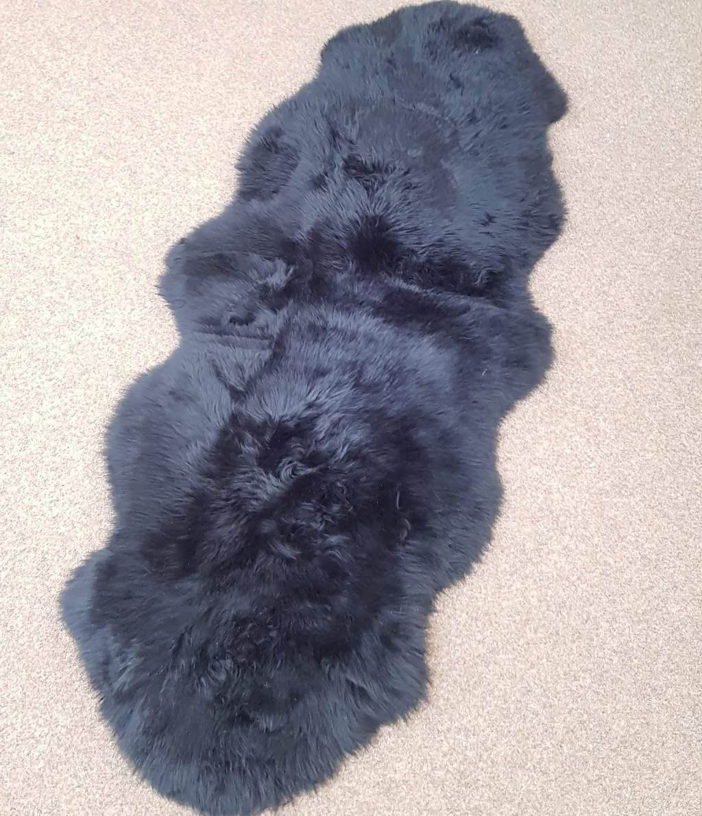 Sheepskin Rug Sheepskin Fur Throw 2ft x 6ft Large