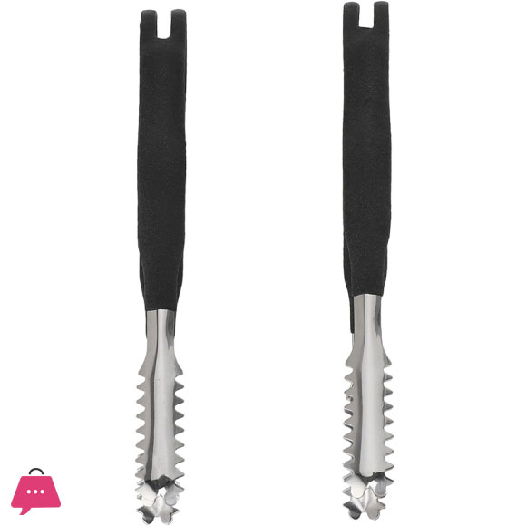 SHENGYA Non Slip Stainless Steel Snack Tong