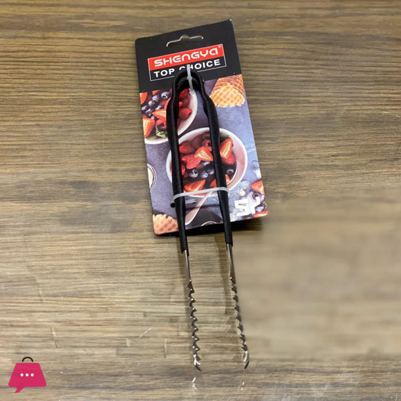 SHENGYA Non Slip Stainless Steel Snack Tong