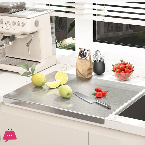 Cutting Boards Stainless steel Chopping Board Food Grade Chopping board with Protected Sheet Stainless steel Chopping Board