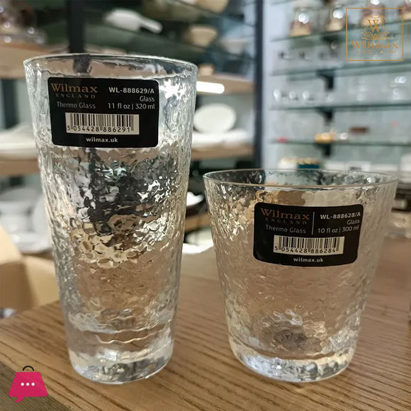 Willmax Hammered Collection Glass 10 fl oz - 300 ml - WL‑888628/A