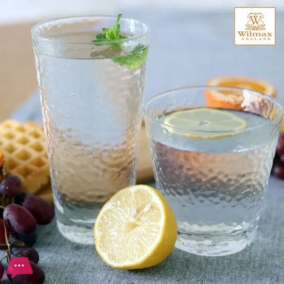 Willmax Hammered Collection Glass 10 fl oz - 300 ml - WL‑888628/A