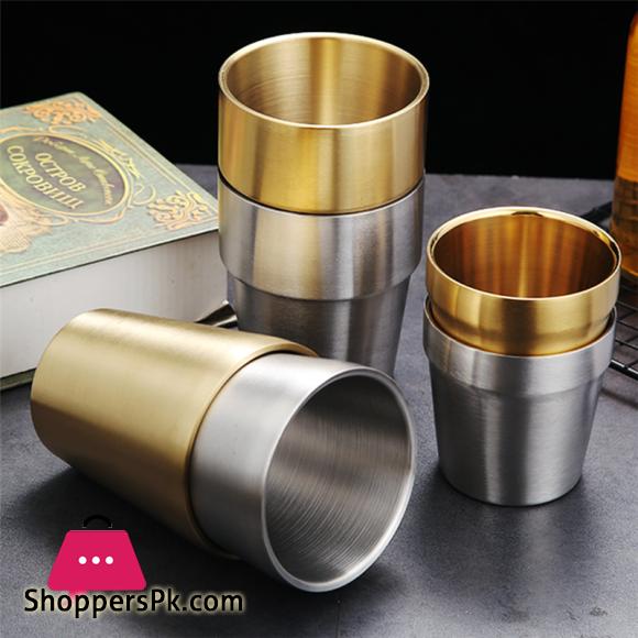 Stainless Steel Drinking Glass 260ml