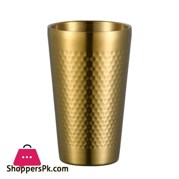Stainless Steel Milk Tea Coffee Lassi Glass Tumbler Set 450ML