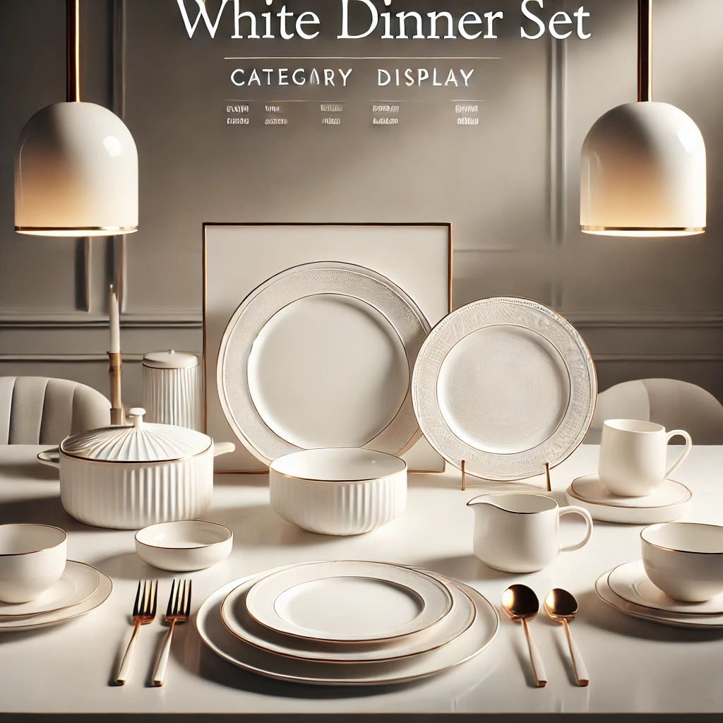 White Dinner Set / Plates