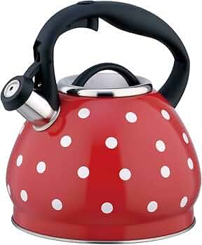 Polka Dot Kettle Stainless Steel Tea 2.5 Liter 5 Polka Dot Kettle Stainless Steel Tea 2.5 Liter