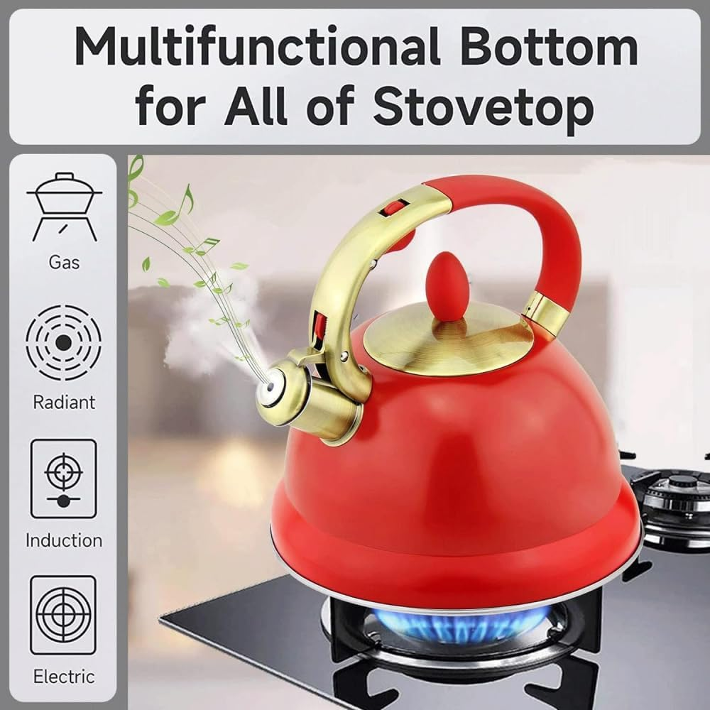 Stainless Steel Tea Kettle Golden Touch 5 Stainless Steel Tea Kettle Golden Touch