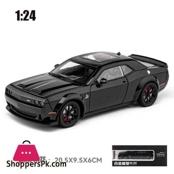 1:24 Alloy Dodge Challenger SRT Musle Car Model Diecast Metal Sports Car Model