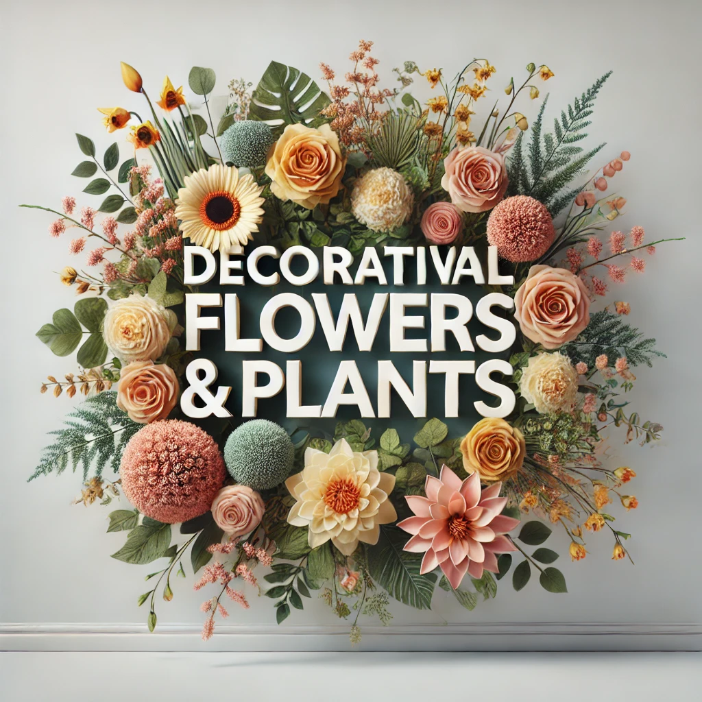 Artificial Decorative Flowers &amp; Plants