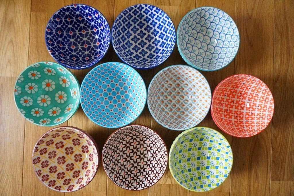 Danny Home Nuance Ceramic Colour Bowls Set 7 Danny Home Nuance Ceramic Colour Bowls Set