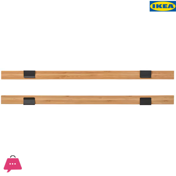 IKEA VISBACK Poster Hanger - Bamboo 61 cm