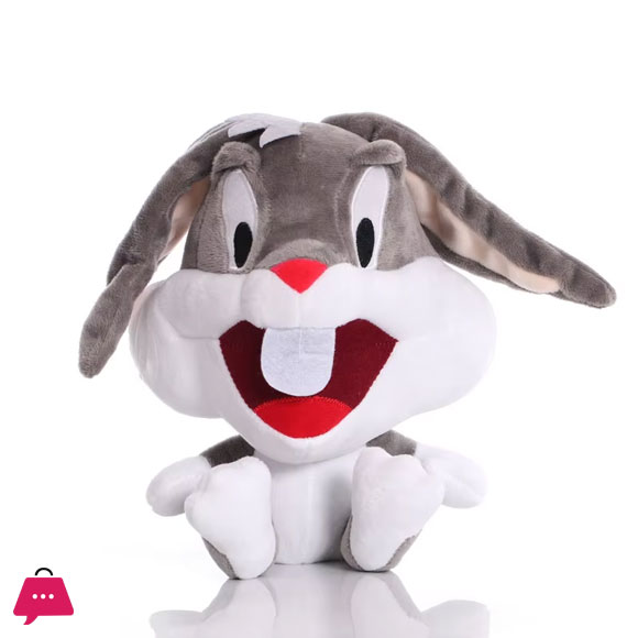 Cartoon Classic Looney Tunes Cartoon Character Bugs Duffy Duck Tweety Cyclone Dog and Bunny Rabbit Plush Toy Figure Stuffed Doll Toys - 23CM