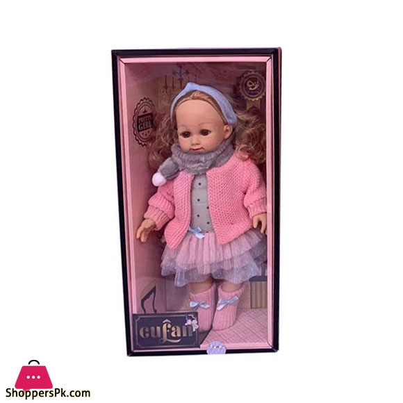 Cufan Pretty Girl Interactive Doll Brown Hair 15 Inch