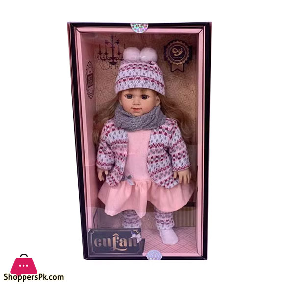 Cufan Pretty Girl Interactive Doll Brown Hair 15 Inch