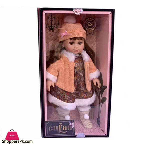 Cufan Pretty Girl Interactive Doll Brown Hair 15 Inch