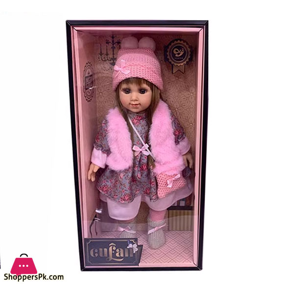 Cufan Pretty Girl Interactive Doll Brown Hair 15 Inch