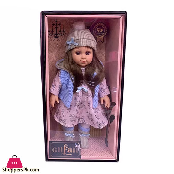 Cufan Pretty Girl Interactive Doll Brown Hair 15 Inch
