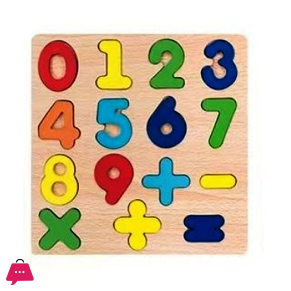 Wooden Alphabet | Puzzles & Numbers Count Board, Colorful ABC Uppercase Letters/Numbers/Shapes for Kids Toddlers Preschool Early Learning Educational Toys