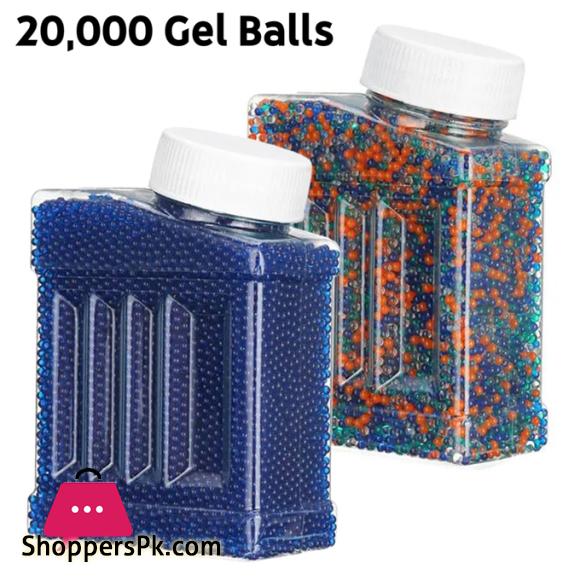 20,000 Crystal Orbeez Bullets Gel Beads Blaster Gel Balls Shooter Refill Gel Water Beads Splatter 7.5mm