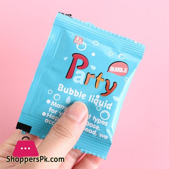 5PCS 10ML Soap Water Bubble Liquid Soap Just Add Water Concentrate Bubble Liquid Refill Solution Machine Parts