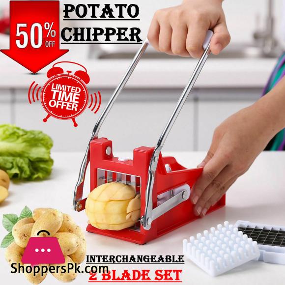 Any Ware Double Blade Steel Blade Chips French Fries Strip Cutting Cutter Machine