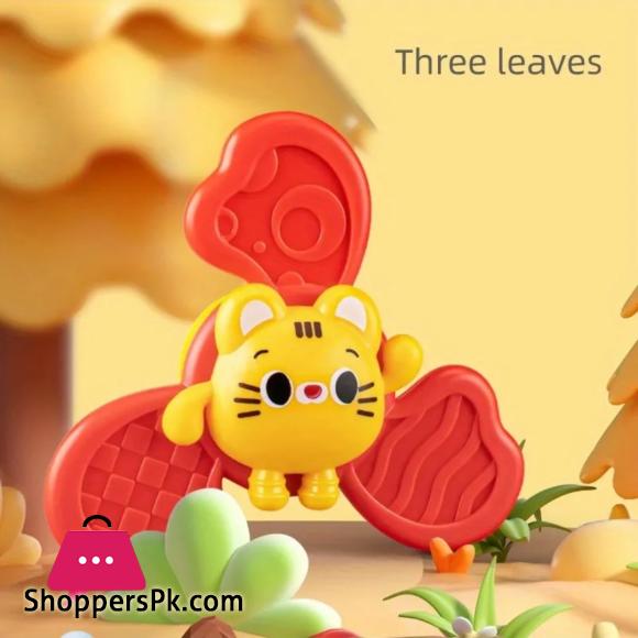 Baby Rattles Set, With Suction Cup Spinner Toy, Suitable For Travel, Dining Table & Bathroom
