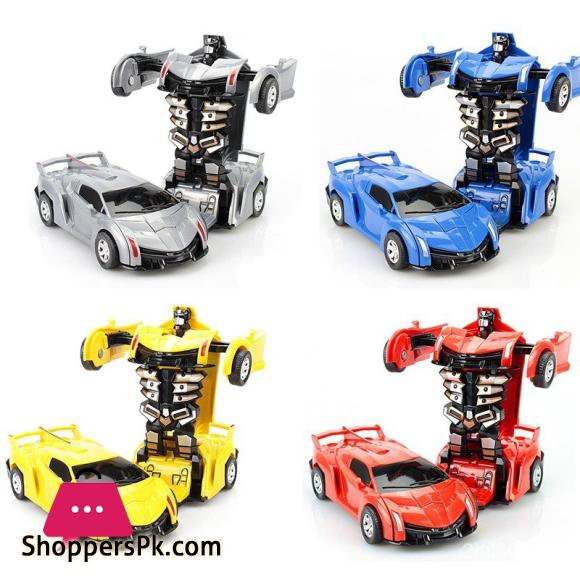 Battery Operated Robot Car Toy For Kids - Electric Musical Lightning Toys - For Kids Boys and Girls
