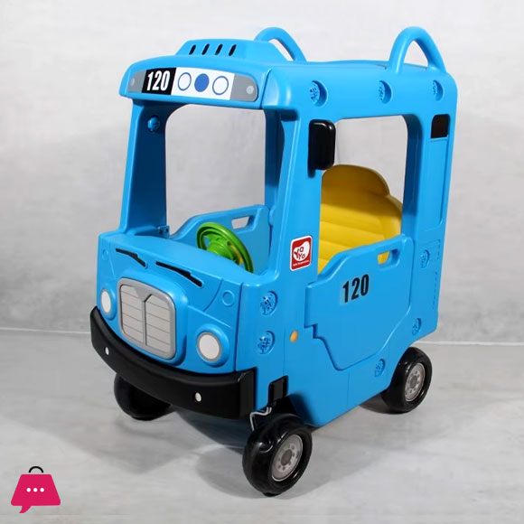 Childrens Bus Four-Wheel Small RV Trolley School Bus