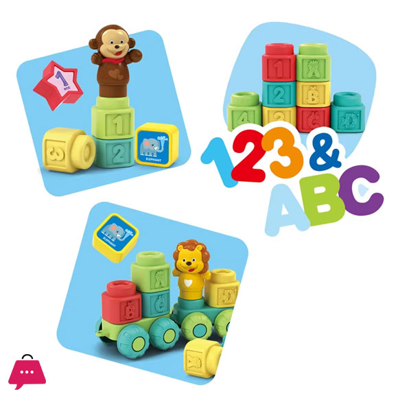 DIY ABC & 123 Big Size Building Block Soft Rubber Blocks 15/19/31Pcs