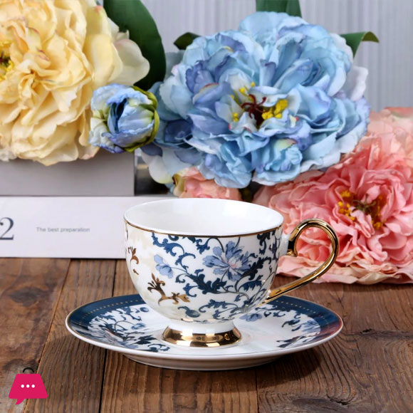 Jhonsons Bros England Cup Saucers Set of 6