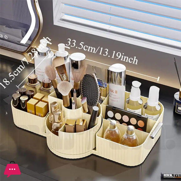 Makeup Organizer Tray Makeup Organizer for Eyeshadow Palette and Lipstick Organizer 13 - Compartment