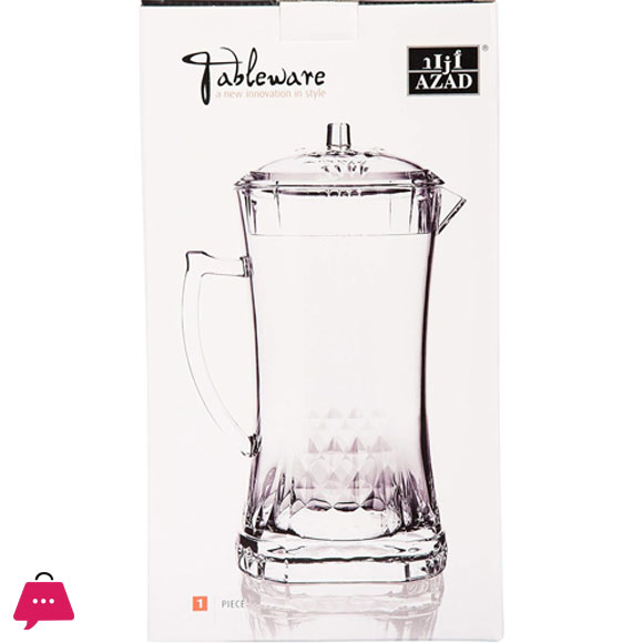 Azad Acrylic Bell Water Jug 1.2 Liter Saudia Made