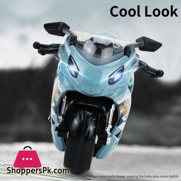 Toy Motorcycle - Press and Go Toy Car with Sound and Light Toy