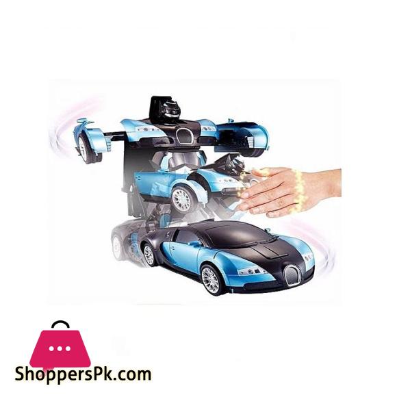 Transformer Bugatti Car Robot