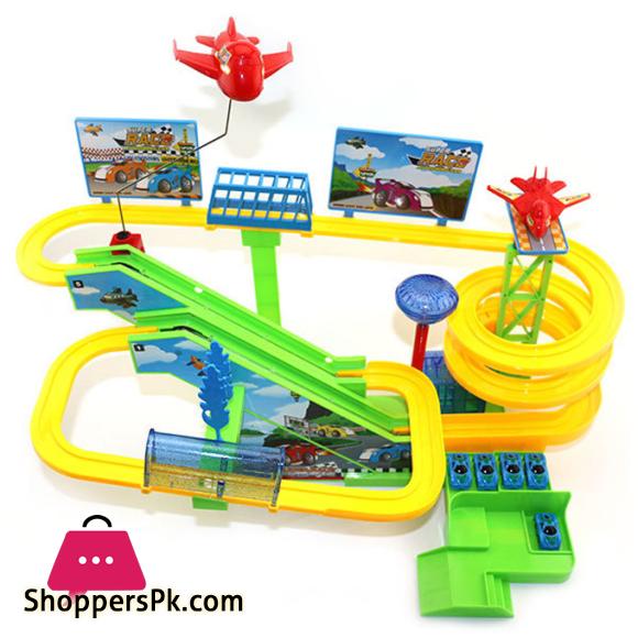 Urban 4 Cars Track Park with Light & Music - 36 pcs set