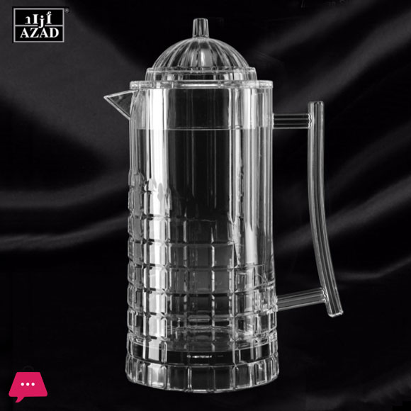 Azad Acrylic Brick Water Jug 1.2 Liter Saudia Made