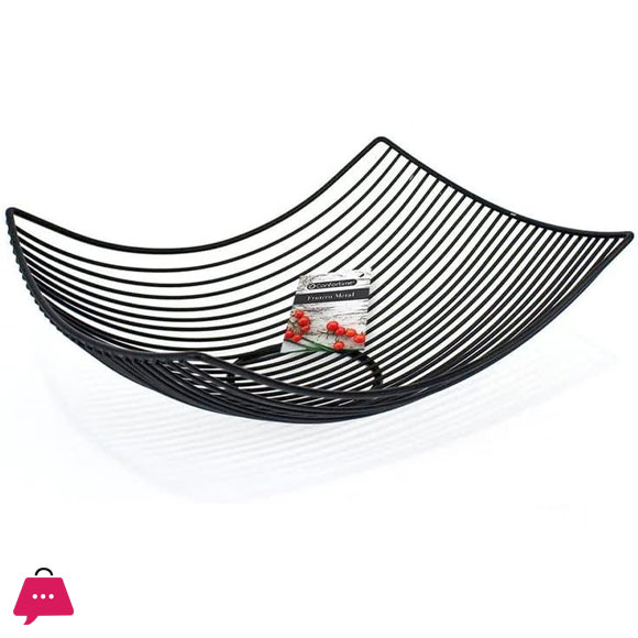 Fruit Basket Black Metal