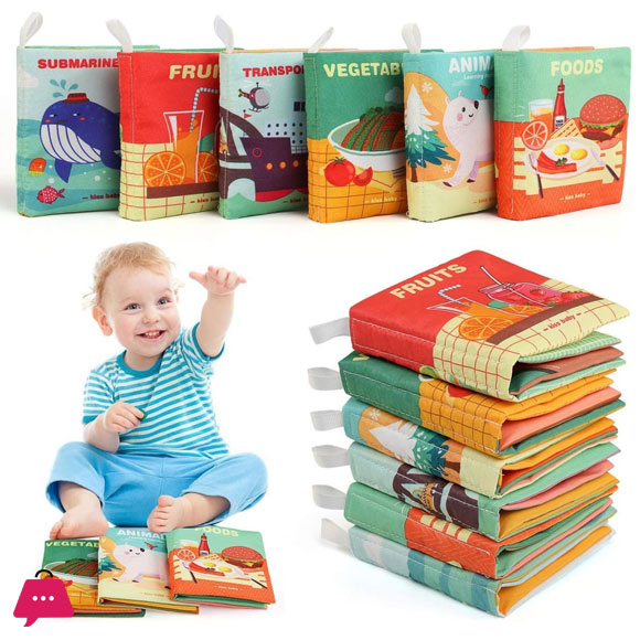 Kids Melody Cloth Books for Babies (Set of 6 Book)