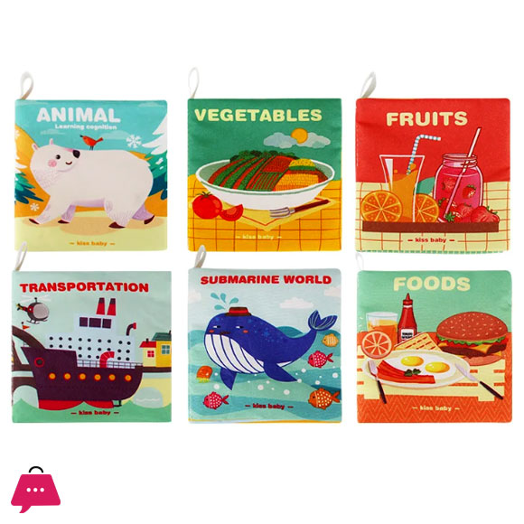Kids Melody Cloth Books for Babies (Set of 6 Book)