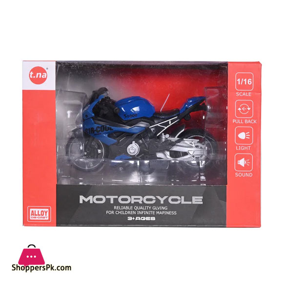 Diecast Toy Motorcycle S1000 RR Light, Sound