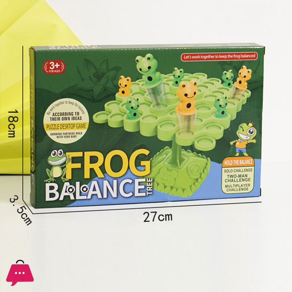 Frog Balance Tree Kids Balanced Board Game Parent-child Interactive Tabletop Game Montessori Math Toy