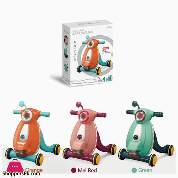 High Quality Vespa Style Baby Walker Activity Walker With Light Music