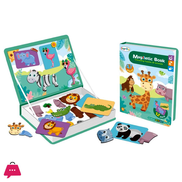 Magnetic Puzzle Book Education Learning Toys Boy and Girl