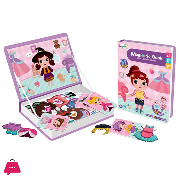 Magnetic Puzzle Book Education Learning Toys Boy and Girl