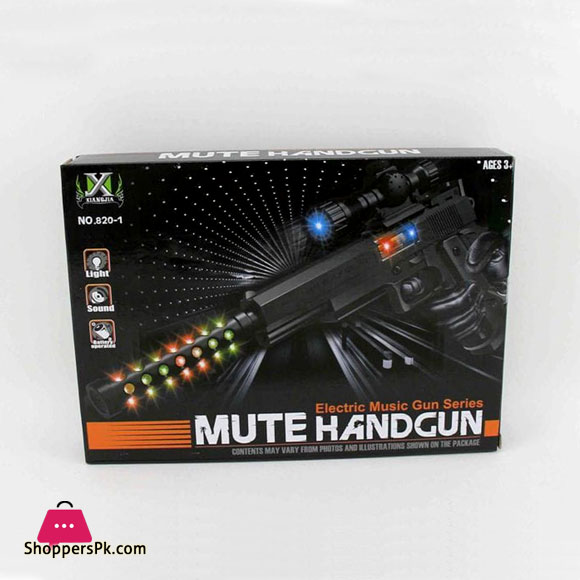 Mute Hand Electric Music Blaster Shooting Toy 820-1